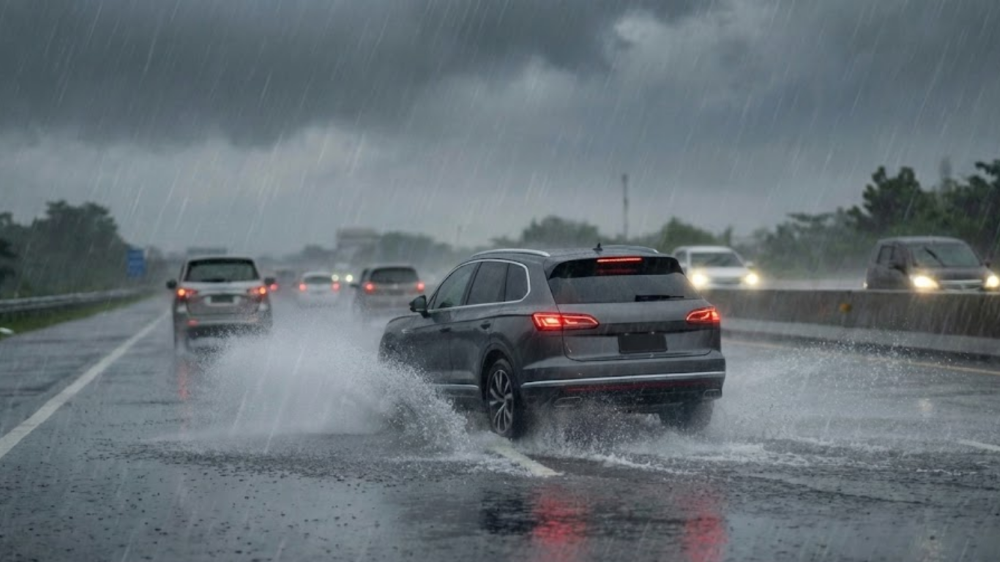 Tips Berkendara Aman di Tol Trans Jawa Saat Hujan Deras: Jangan Abaikan 'Aquaplaning'