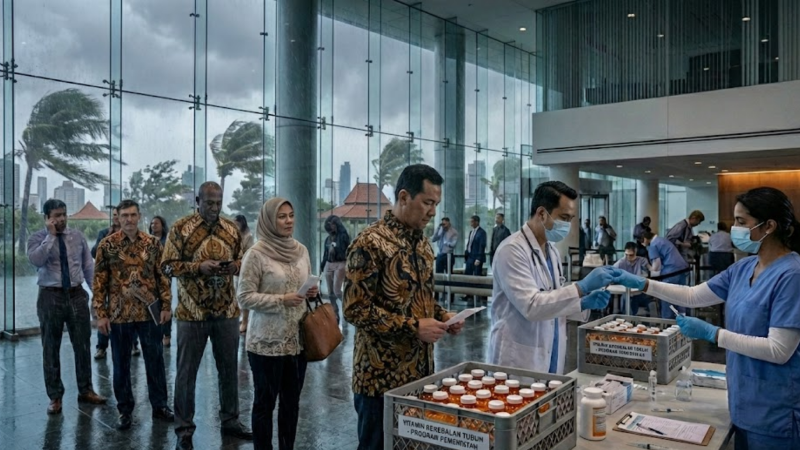 Cuaca Ekstrem Januari Belum Usai, Batara Healthcare Ingatkan Pentingnya Program Booster Vitamin Karyawan