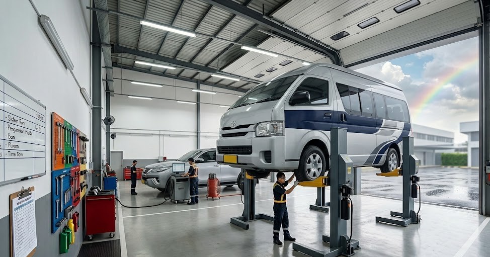 Antisipasi Cuaca Pancaroba Maret, Pesona Trans Perketat Standar Pemeliharaan Armada Korporat