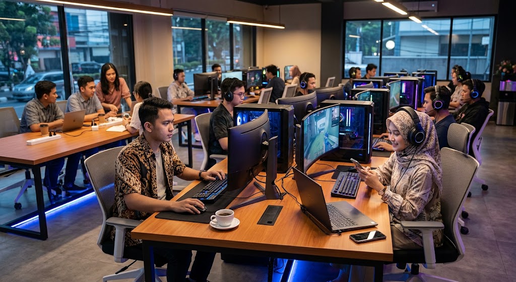 Transformasi Ruang Kerja dan Gaya Hidup dengan Internet Cafe Modern Kembali Marak?